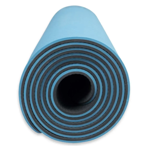 Коврик для фитнеса  Toorx Yoga Professional TPE 183 х 60 х 0,6 см Azzurro/Antracite (MAT-183) - фото №2